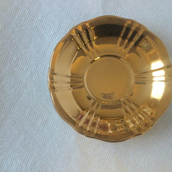 Vintage Royal Winton Grimwade Golden Age shell dish & saucer plate bundle - Picture 3 of 10